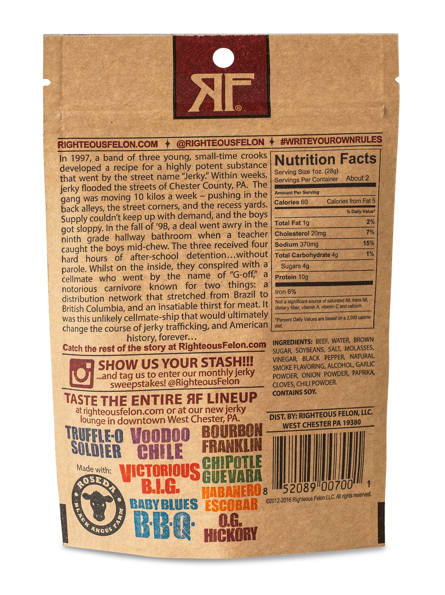 OG Hickory Beef Jerky