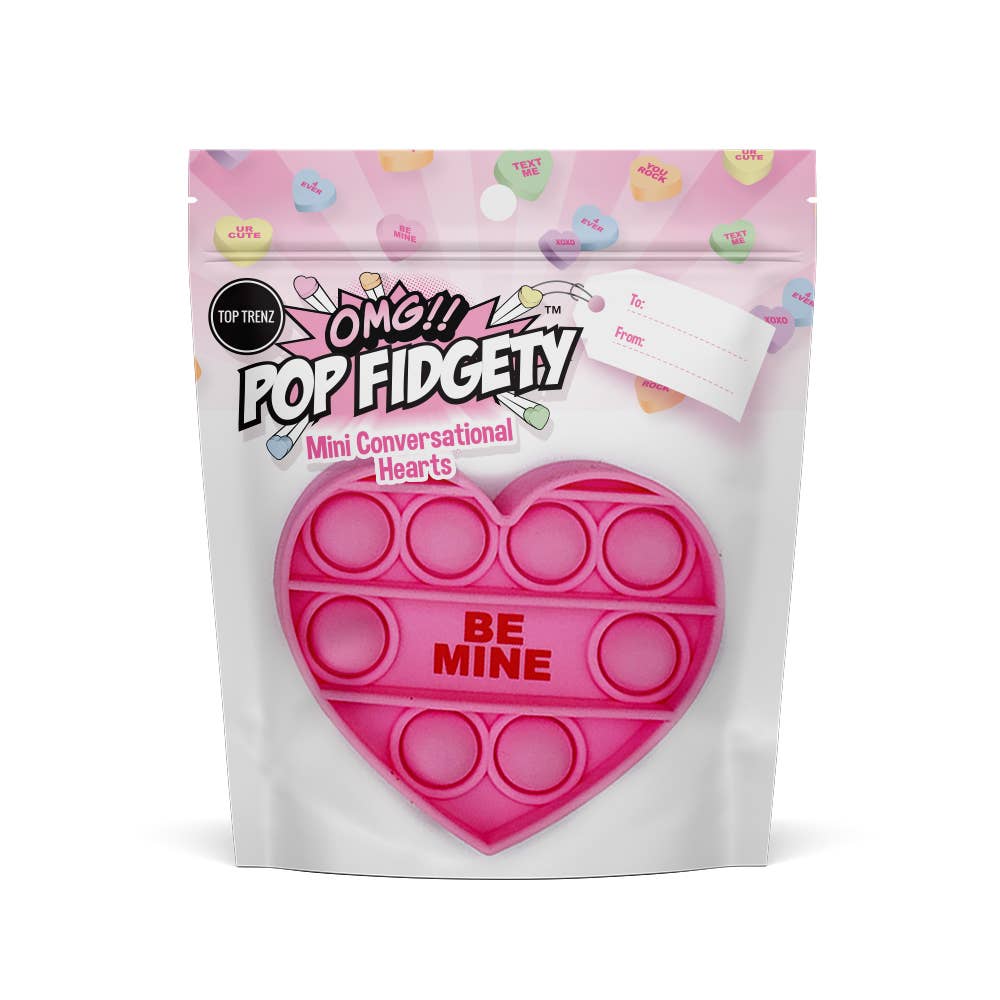 OMG!! Pop Fidgety Mini Conversation Hearts