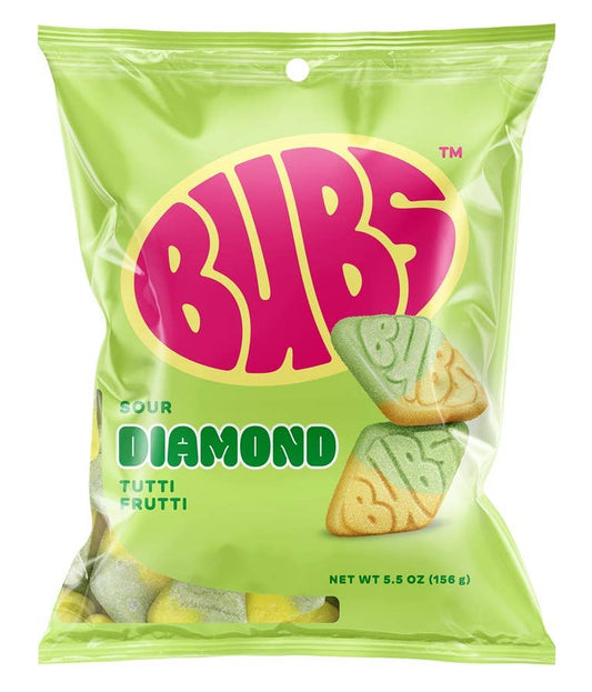 Bubs Sour Diamond Tutti Frutti