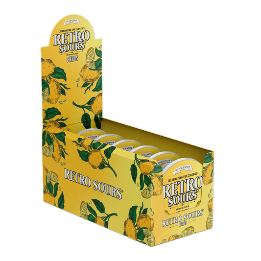 Retro Sours Citrus, 16.9oz Tin, 8ct