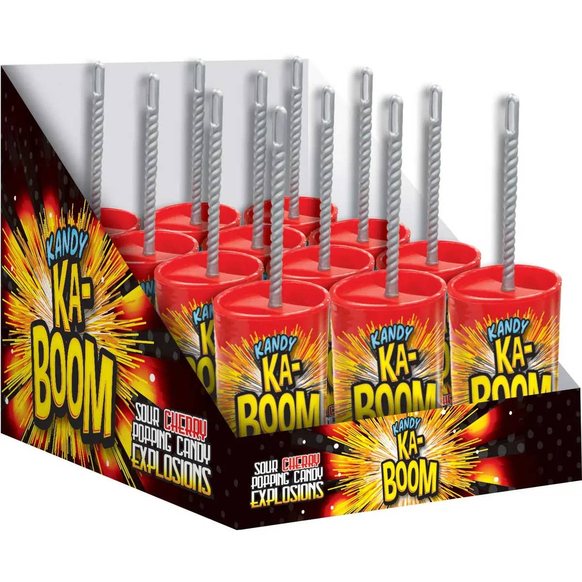 Kandy Ka-Boom, Sour Cherry Popping Explosions, 12ct Case