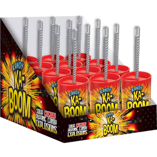 Kandy Ka-Boom, Sour Cherry Popping Explosions, 12ct Case