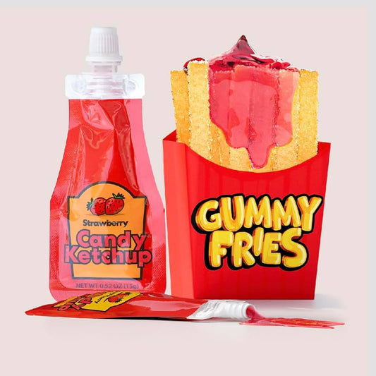 THAT'S SWEET GUMMY FRIES WITH CANDY KETCHUP
